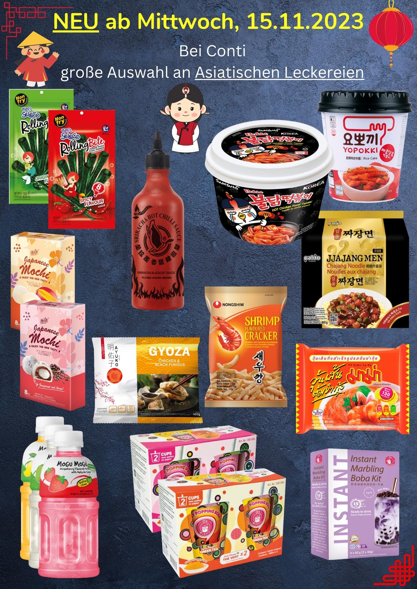 Noch mehr Asia bei Conti